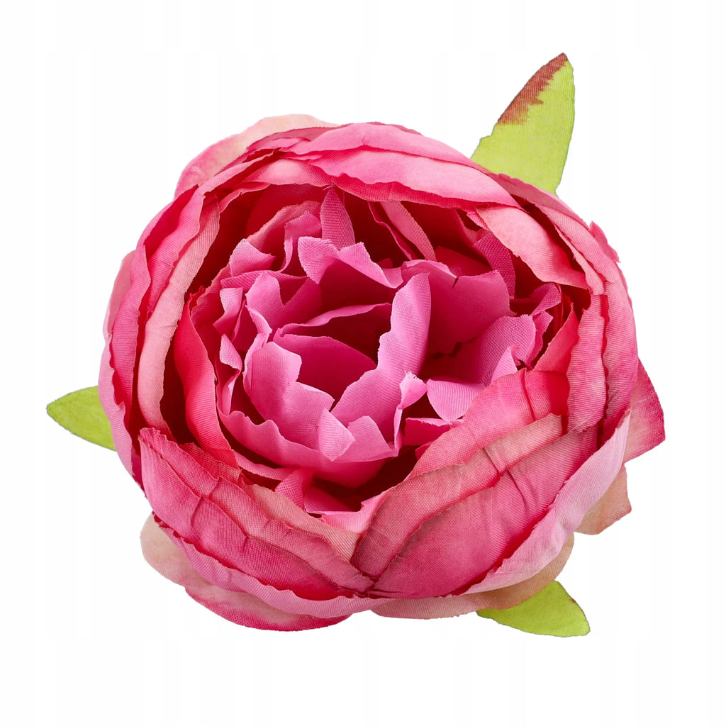 PEONIE kwiaty SZTUCZNE 8cm 6szt główki wyrobowe KOMPOZYCJA BUKIETU stroika