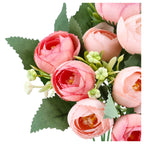 Bukiet Peonia Brzoskwinia 30cm Pik Kwiaty Sztuczne Jak Żywe Gałązka PIWONIA