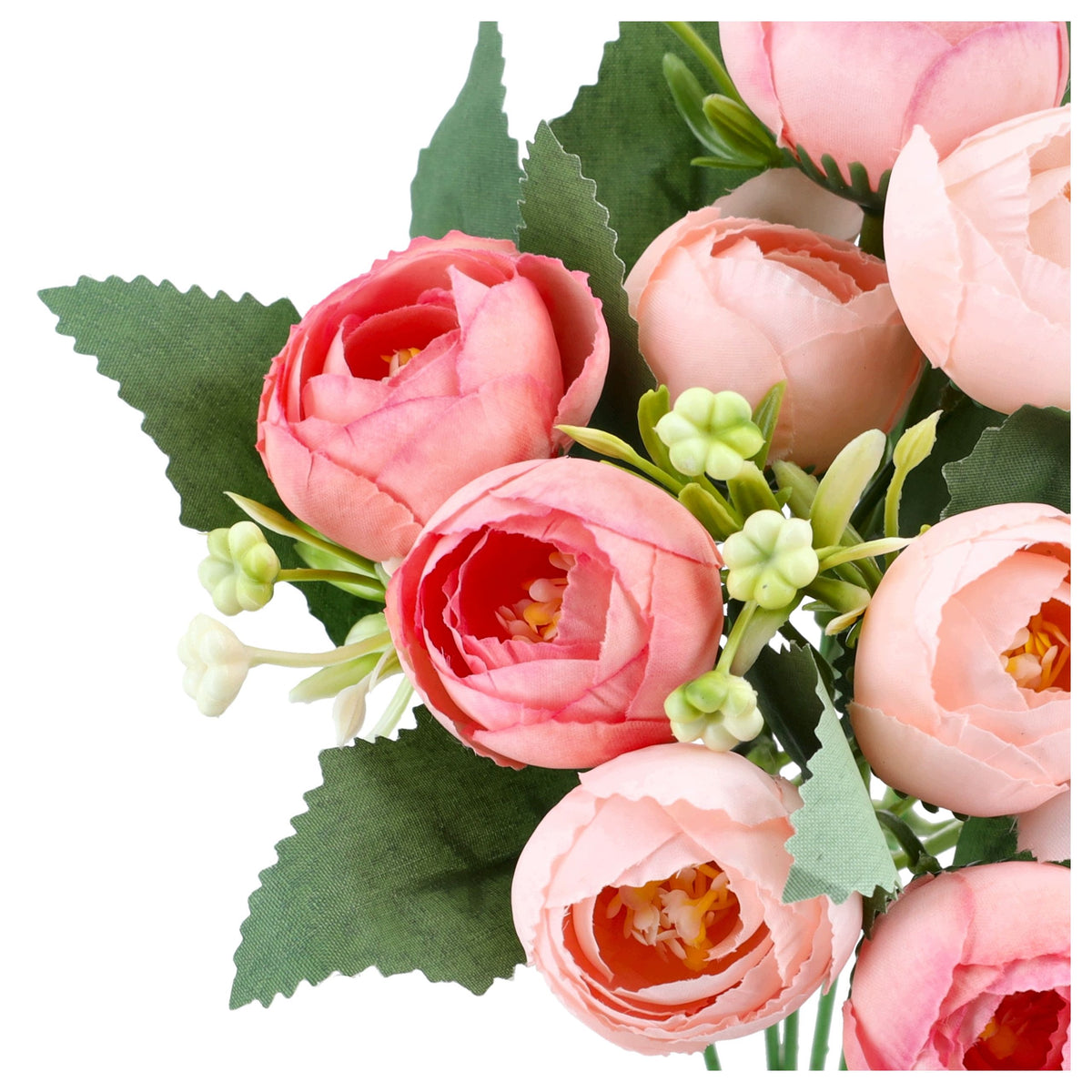 Bukiet Peonia Brzoskwinia 30cm Pik Kwiaty Sztuczne Jak Żywe Gałązka PIWONIA