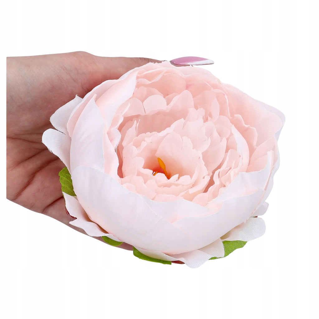 PEONIE KWIATY SZTUCZNE główki wyrobowe JAK ŻYWE 6szt PIWONIA PEONIA stroik