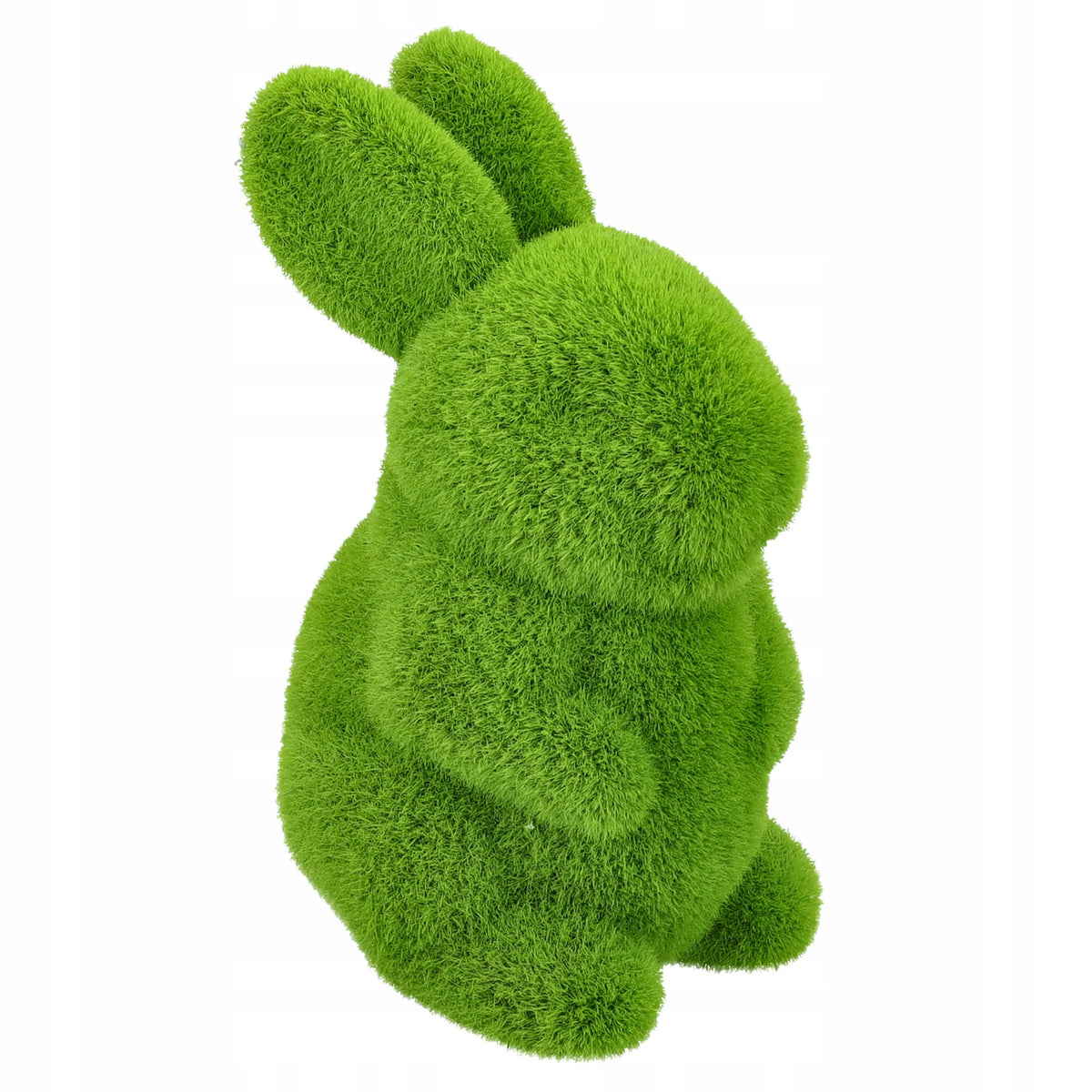 ZAJĄC WIELKANOCNY flokowany duży 17,5cm wielkanoc figurka ozdoba na STROIK