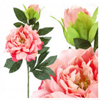 Peonia Gałązka SZTUCZNE KWIATY Dekoracyjna Ozdobna 70cm Peonie do wazonu