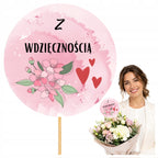 Topper Kolorowy Koniec roku Dekoracja Do Kosza Prezentowego Dla Wychowawcy