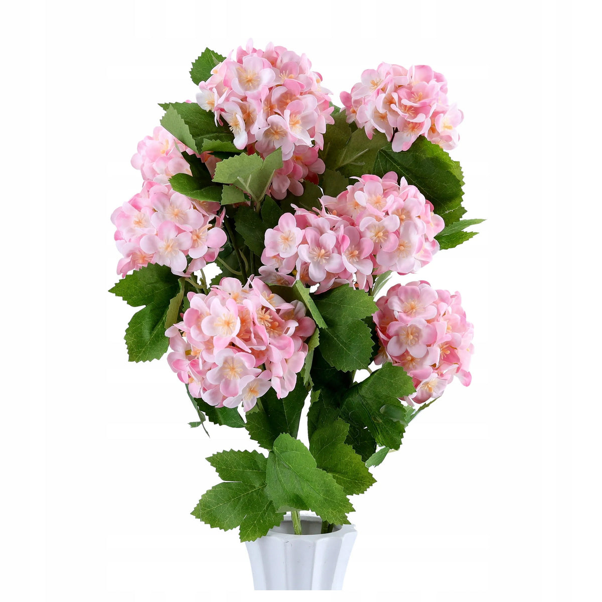 BUKIET KWIATÓW HORTENSJI 68cm HORTENSJE KWIATY SZTUCZNE na Stroik STROIKA