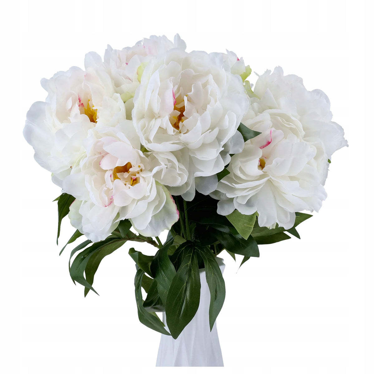 BUKIET PEONII kwiaty sztuczne JAK ŻYWE do wazonu BUKIET KWIATÓW peonia 50cm