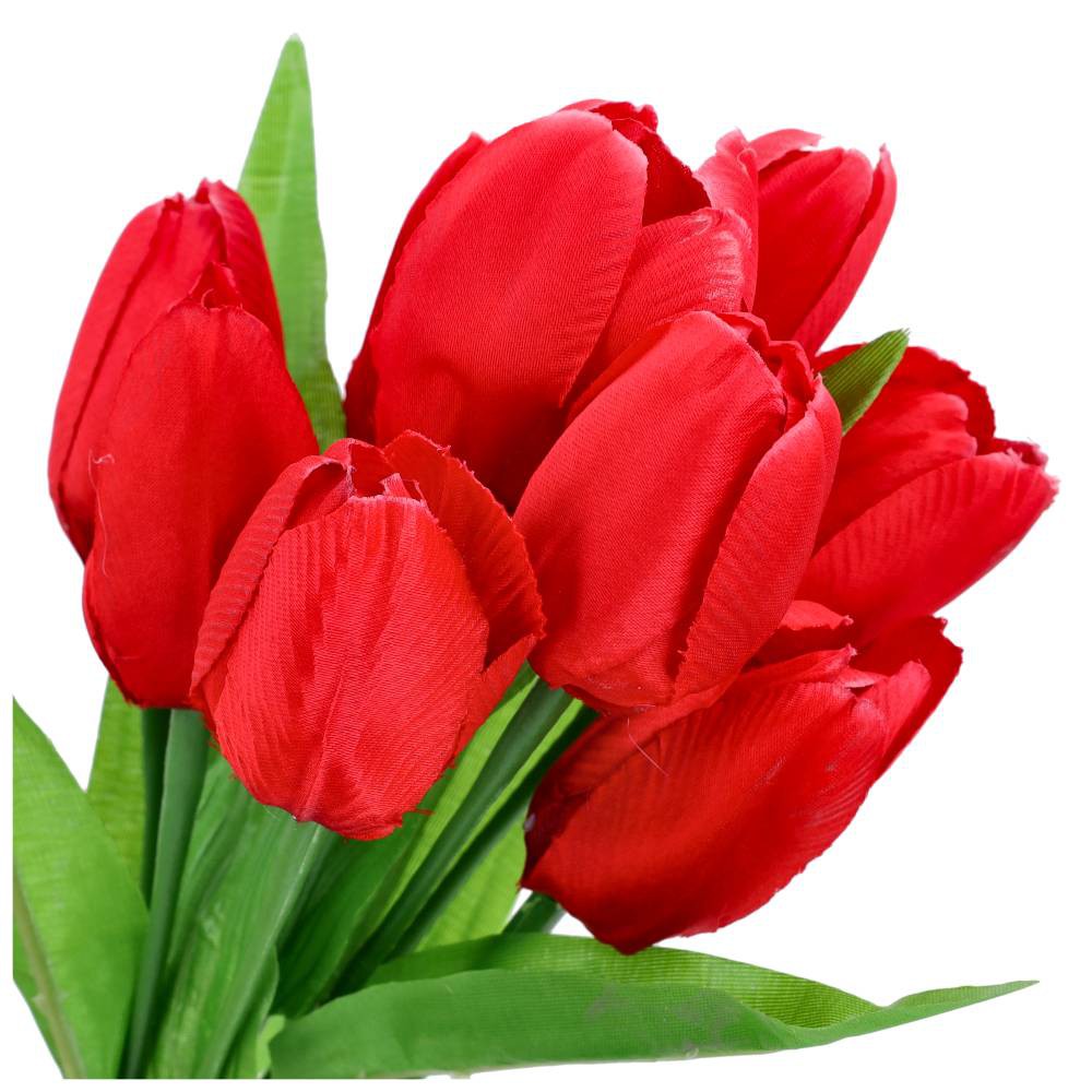 Bukiet Tulipanów Czerwone Materiałowe KR331D