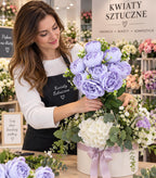 KWIATY SZTUCZNE PEONIE jak żywe piwonie bukiet kwiatów STROIK Na Cmentarz