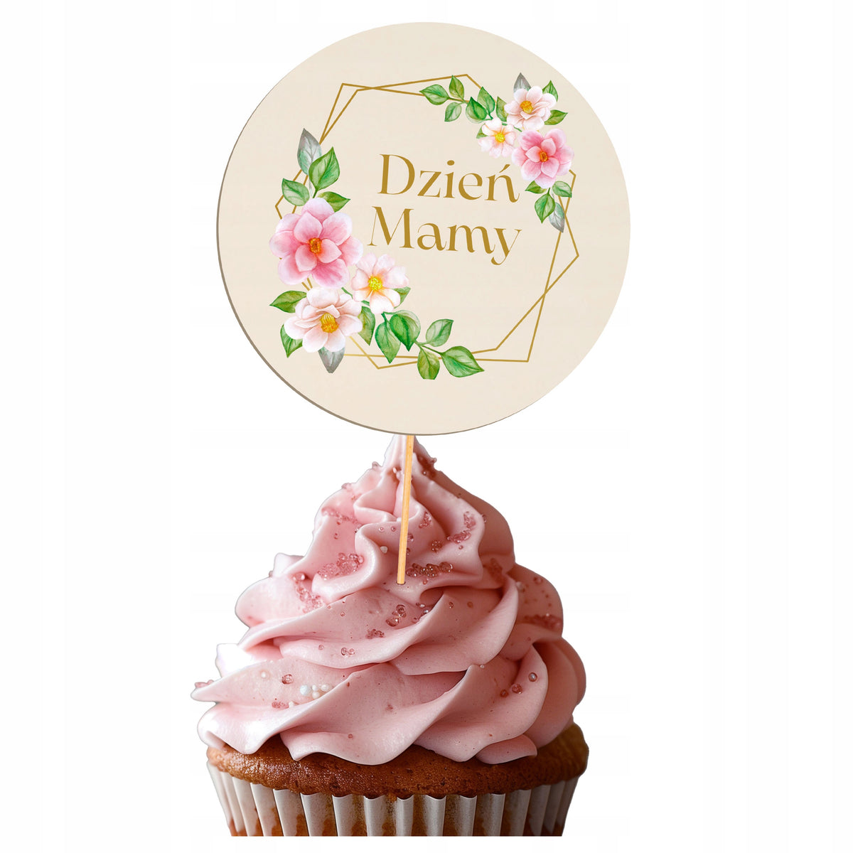 Topper na Dzień Matki Dla Mamy Dekoracje Ozdoby na Tort Napis Prezent