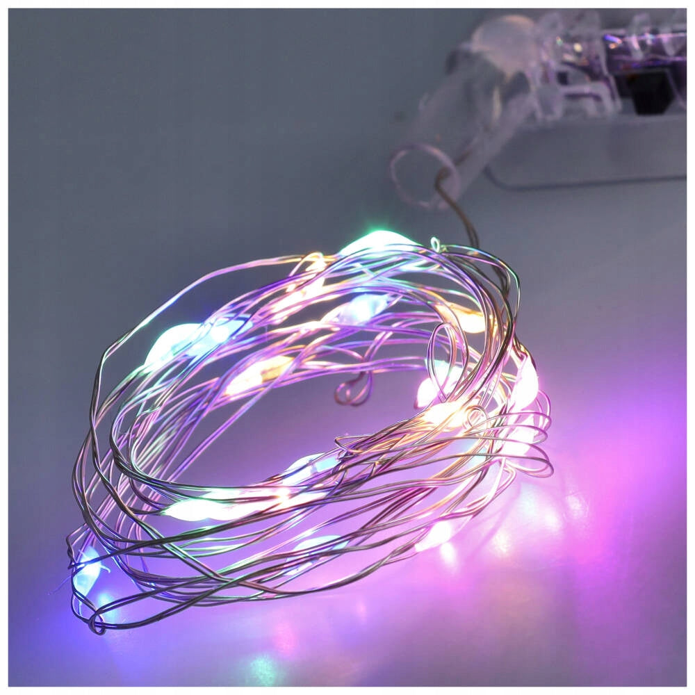 Lampeczki Ledowe Kolorowe 10szt Lampki Led Dekoracyjne 200cm