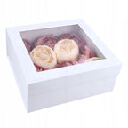 FLOWER BOX dekoracyjny na Prezent Upominek DIY Pudełko na Chrzest Ślub