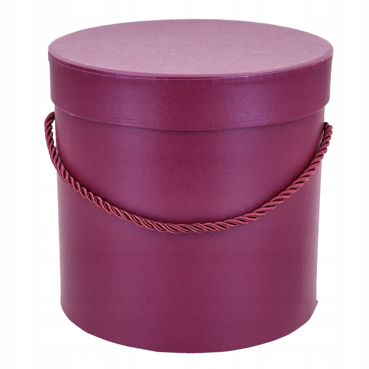 Flower Box Duży Okrągły Śliwkowy Pudełko Na Kwiaty Box Florystyczny DIY