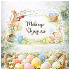 TOPPER WIELKANOCNY toper na WIELKANOC dekoracja do babki MOKREGO DYNGUSA