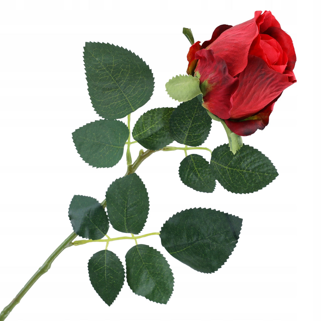 RÓŻA SZTUCZNA KWIATY SZTUCZNE jak żywe GAŁĄZKA OZDOBNA róży RÓŻYCZKA 57cm