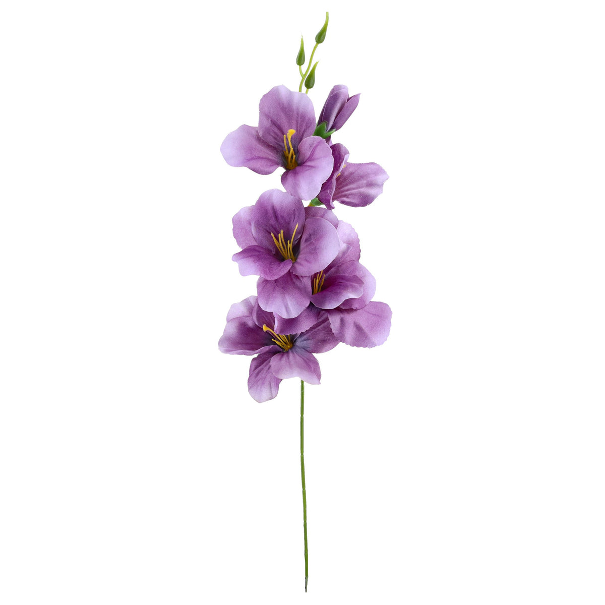 Kwiaty Sztuczne Gałązka Mieczyk Fiolet 57cm Stroik Bukiet Dekoracja Ozdoba