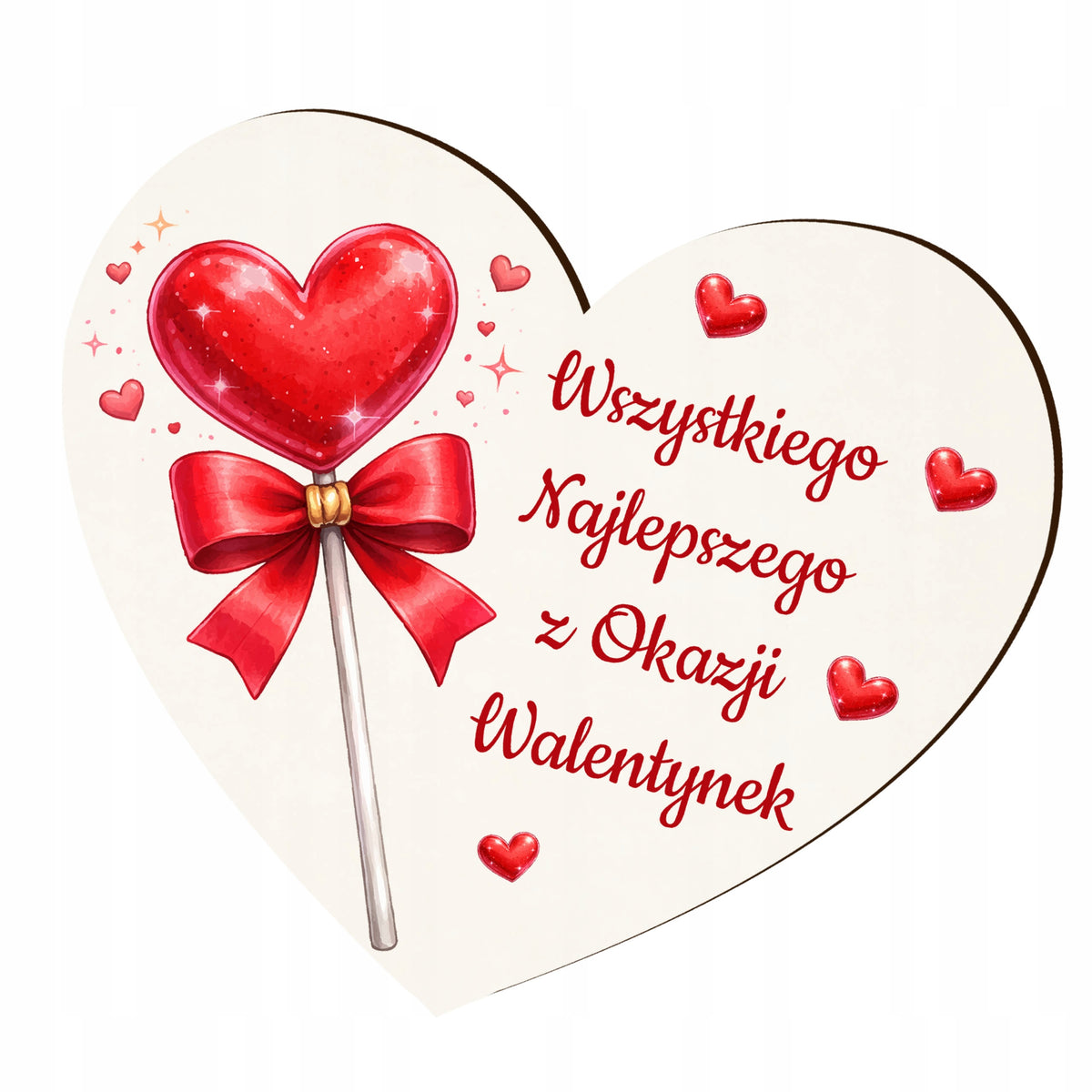 MAGNES WALENTYNKI wszystkiego najlepszego DEKORACJA prezent WALENTYNKOWY