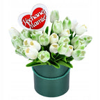 FLOWERBOX dekoracja upominek BOX NA KWIATY Prezent Na Urodziny