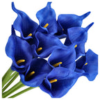 Bukiet Sztuczna Calla 33cm Granat Kwiaty Sztuczne Jak Żywe Kalie Stroik