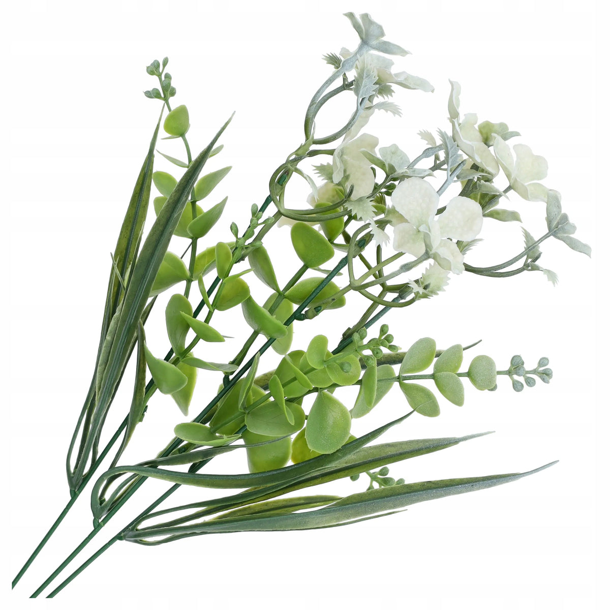 Dodatek Biały SZTUCZNE GAŁĄZKI Stroik Ozdoba Bukiet Flower Box
