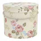 Flower Box Duży Okrągły Żółty w Kwiaty Dodatek do Kwiatów Bukiet DIY Ślub