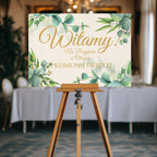 Tablica Powitalna na Komunię Dekoracje Komunijne Komunia Święta 70x50 cm