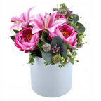 Flower Box Błękit Mały 12cm Eleganckie Pudełko Na KWIATY Do Dekoracji