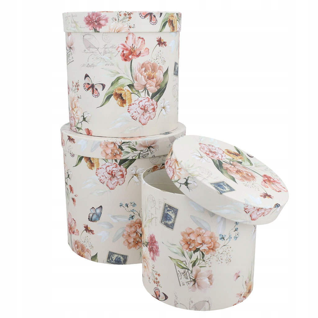 FLOWER BOX prezentowy na Urodziny DIY Pudełko dekoracyjne Imieniny Upominek