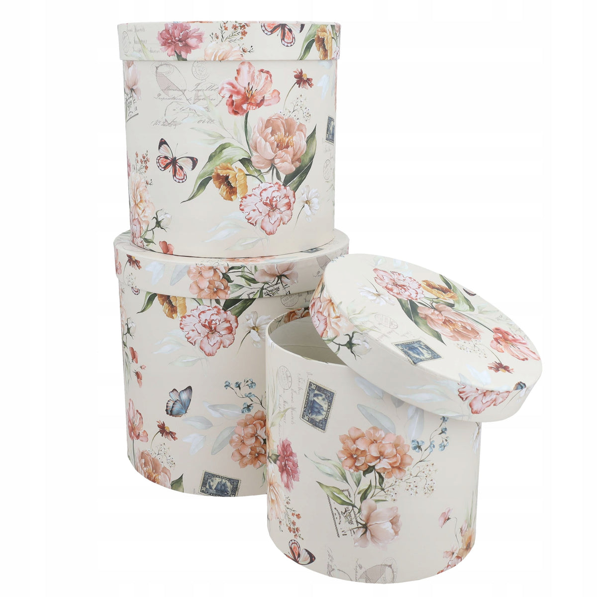 FLOWER BOX prezentowy na Urodziny DIY Pudełko dekoracyjne Imieniny Upominek