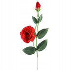 EUSTOMA SZTUCZNA kwiaty sztuczne GAŁĄZKA eustomy OZDOBNA 50cm na STROIK