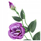 EUSTOMA SZTUCZNE KWIATY EUSTOMY 3szt gałązki ozdobne do wazonu BUKIET 50cm