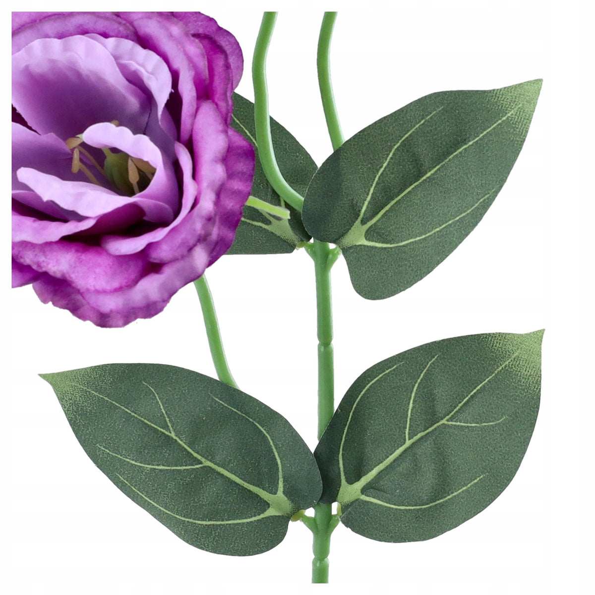 EUSTOMA SZTUCZNE KWIATY EUSTOMY 3szt gałązki ozdobne do wazonu BUKIET 50cm