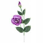 EUSTOMA SZTUCZNE KWIATY EUSTOMY 3szt gałązki ozdobne do wazonu BUKIET 50cm
