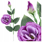EUSTOMA SZTUCZNE KWIATY gałązka sztuczna 50cm WIĄZANKA STROIK na cmentarz