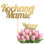 Topper Na Dzień Matki Do Bukietu Kochanej Mamie Topper Na Tort Dla Mamy
