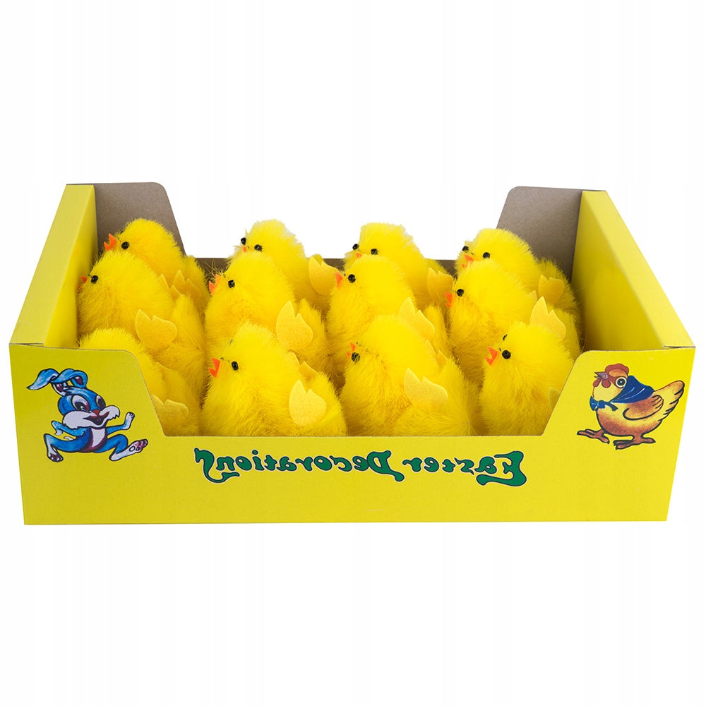 KURCZACZKI wielkanocne 8cm kurczaki do ŚWIĘCONKI na stroik WIELKANOCNY 8cm