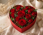 FLOWERBOX pudełko prezentowe ozdobny box ŚLUB ROCZNICA serce na DZIEŃ MATKI