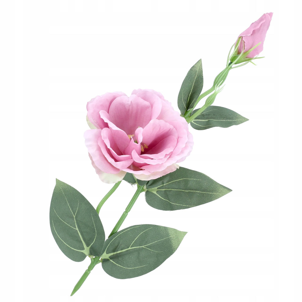 SZTUCZNE KWIATY EUSTOMY gałązka ozdobna EUSTOMA 50cm do kompozycji BUKIETU