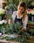 Gałązka Pik Wrzos Lawenda 44cm Do Bukietu Wazonu Dodatek Kwiaty Sztuczne