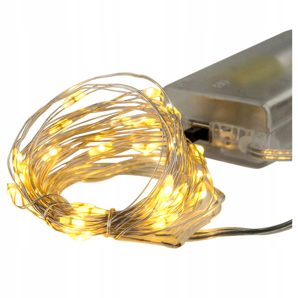 LAMPKI LED choinkowe 4m ciepłe światło DEKORACJA ozdoby świąteczne na STÓŁ