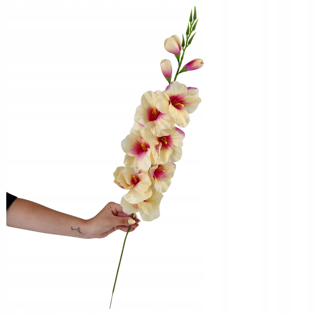 Gałązka Mieczyk Sztuczny 62cm Kwiaty Sztuczne do kompozycji Wiązanek