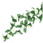 Girlanda Kwiatki Biel 2,4m