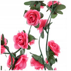 Girlanda Kwiaty 2,4m Amarant KR296C