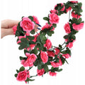 Girlanda Kwiaty 2,4m Amarant KR296C