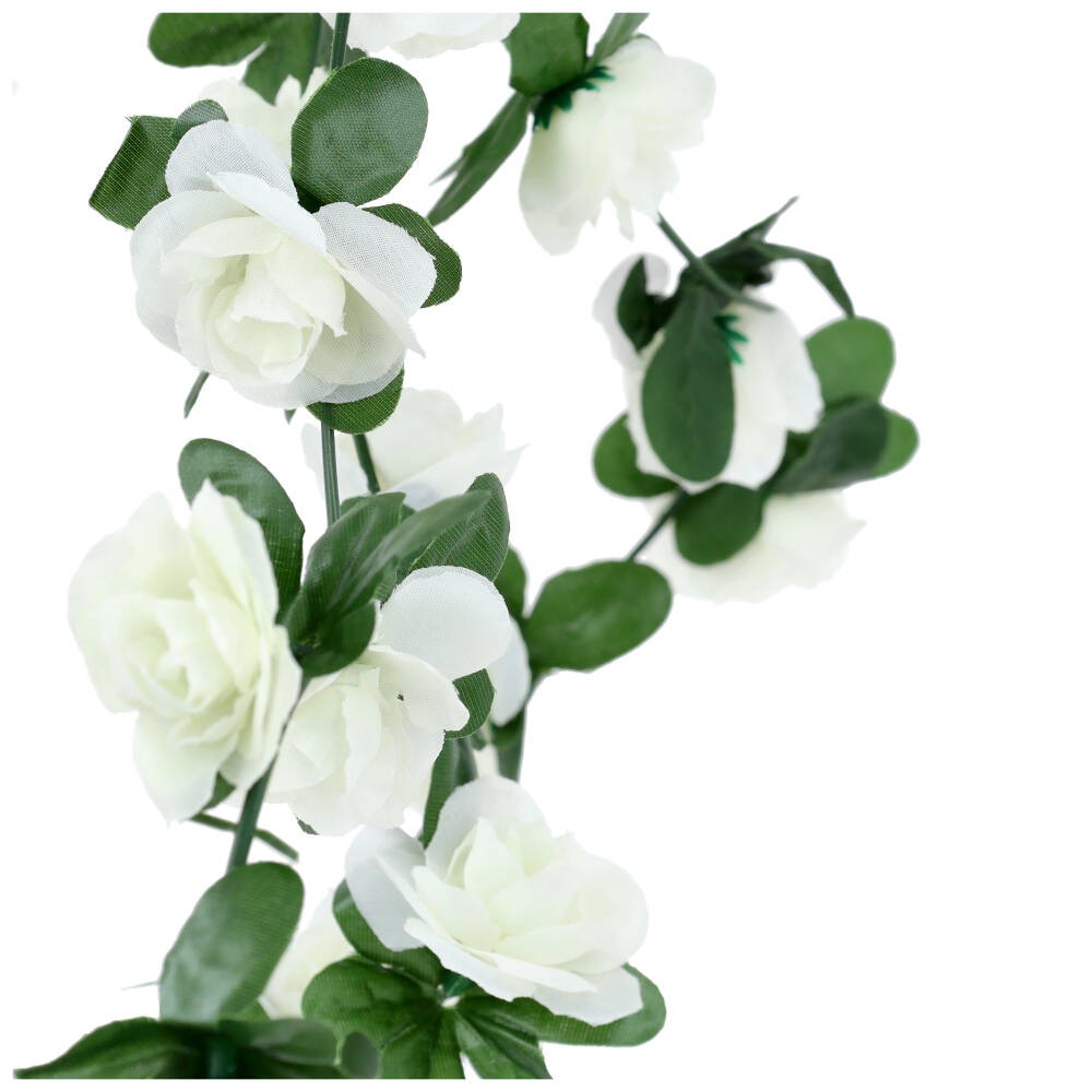 Girlanda Kwiaty 2,4m Krem KR296B