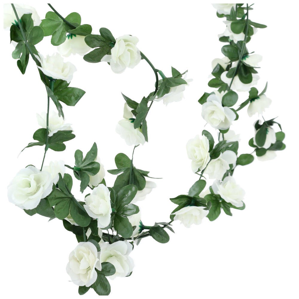 Girlanda Kwiaty 2,4m Krem KR296B