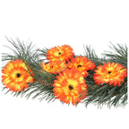Główka Gerbera Pomarańcz-Żółty 6szt