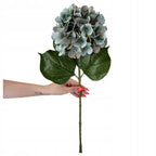 HORTENSJA GAŁĄZKA SZTUCZNA kwiaty sztuczne REAL TOUCH hortensje STROIK 68cm