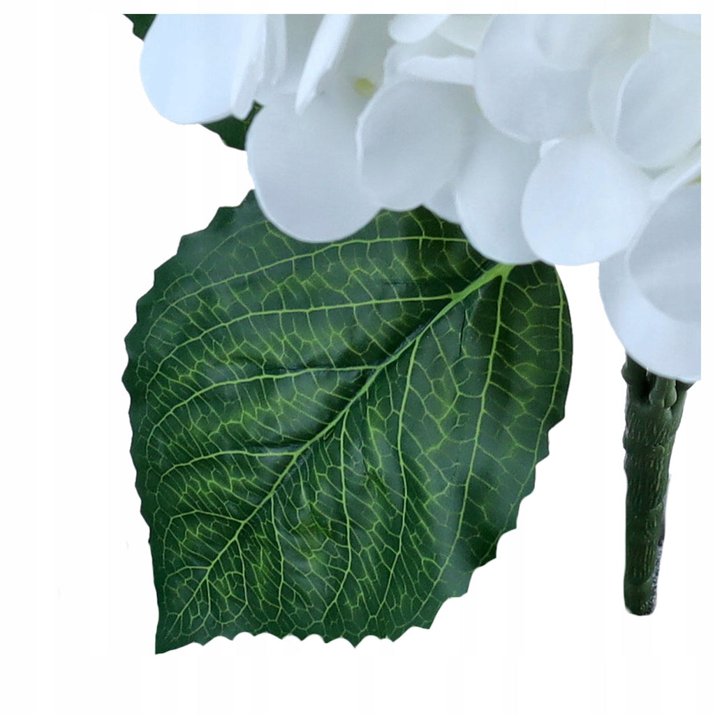 HORTENSJE SZTUCZNE KWIATY jak żywe BUKIET hortensji REAL TOUCH do wazonu