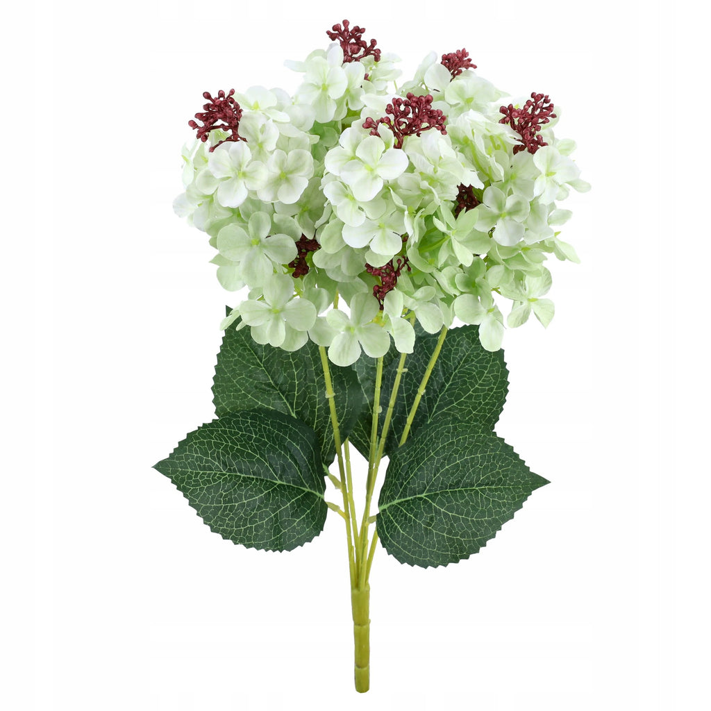 KWIATY SZTUCZNE HIACYNT SZTUCZNY bukiet kwiatów do wazonu 46cm hortensja