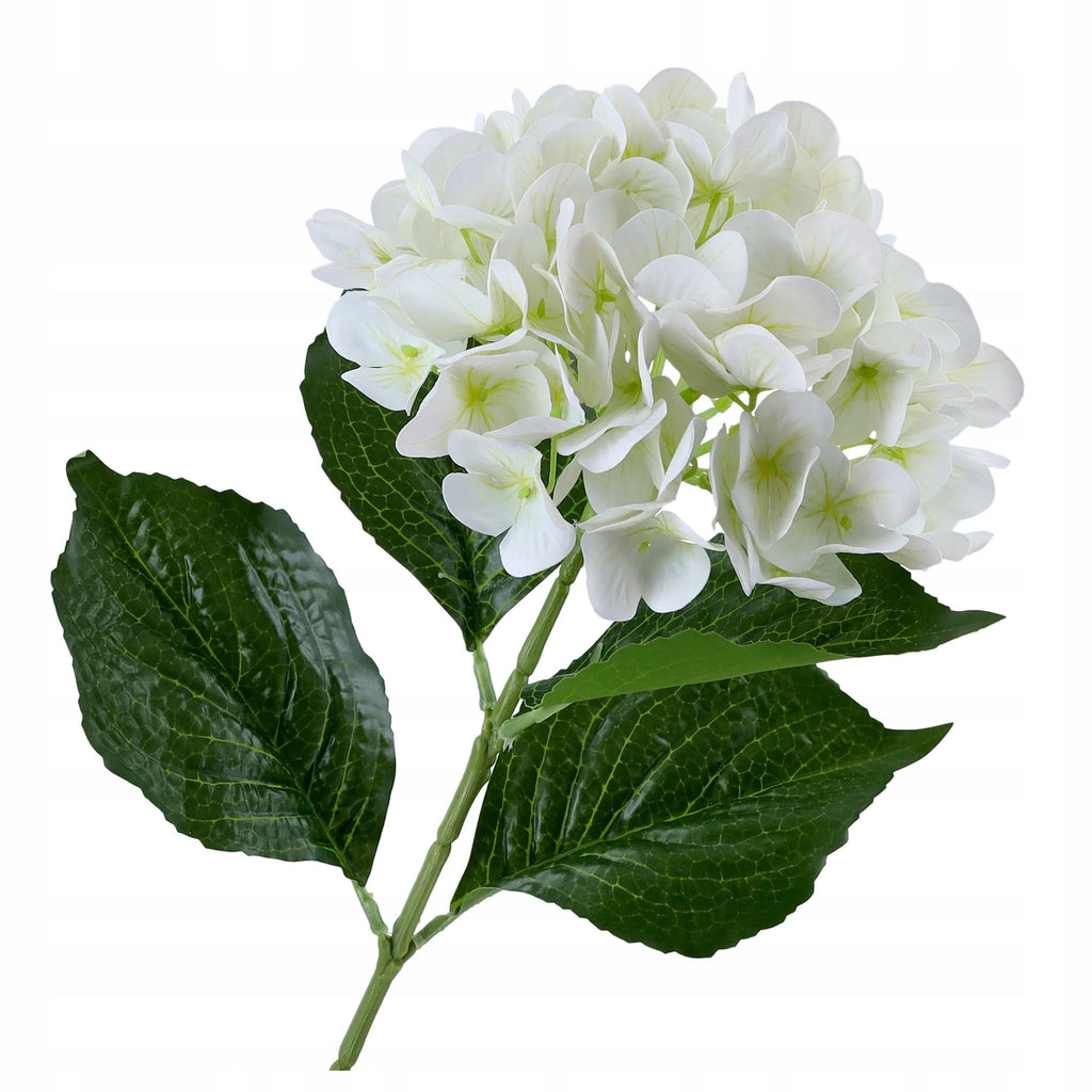 KWIATY SZTUCZNE HORTENSJA gałązka 68cm dekoracja do BUKIETU WAZONU kwiat