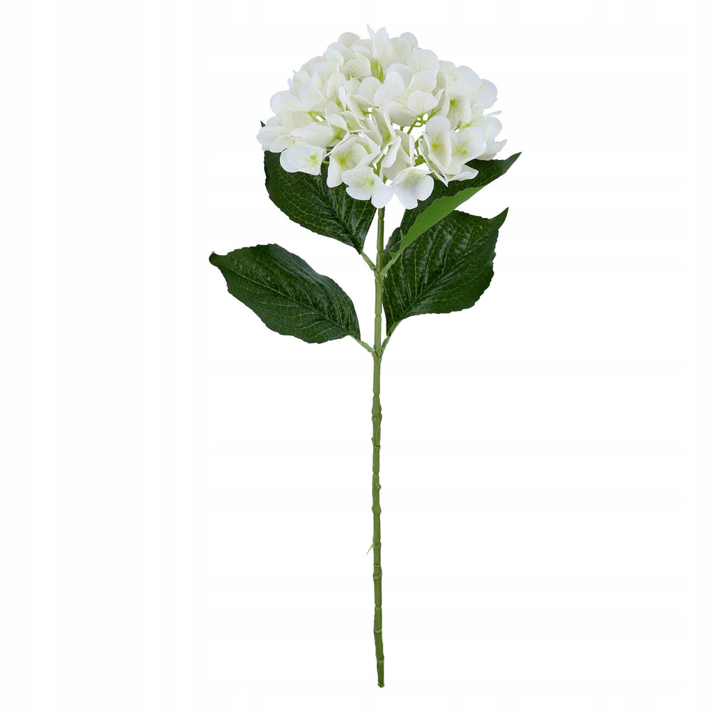 KWIATY SZTUCZNE HORTENSJA gałązka 68cm dekoracja do BUKIETU WAZONU kwiat